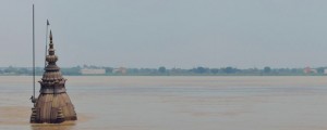 View of the Sacred River Ganges in Varanasi