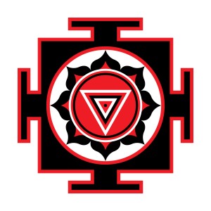 Kali Yantra Tricolor